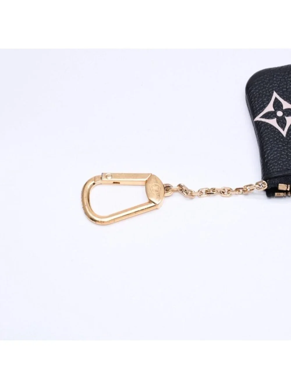 Louis Vuitton Coin Purse Monogram Empreinte Noir Pochette Cles Black Beige
